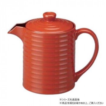 福井クラフト 樹脂製汁次(大)柿朱750 45158360