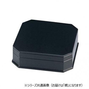 福井クラフト　縁高重 黒内朱 (親) 21056720