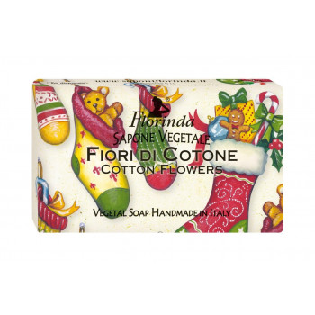 FLORINDA フレグランスソープ　クリスマスA コットンフラワー