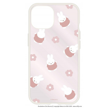 ミッフィー IIIIfit Clear iPhone15/14/13対応ケース フラワー MF-441E