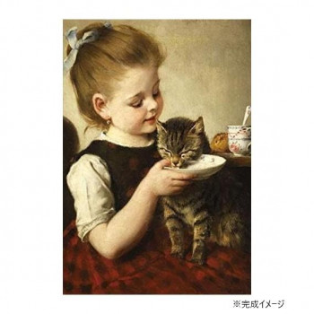 300Pジグソー ミルクを飲む猫 (シュルツァ)　300-246