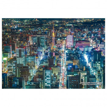 300Pジグソー 日本の都市14 愛知県名古屋市「中区栄方面夜景」　300-332