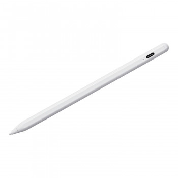 サンワサプライ ハイブリッド充電式極細タッチペン ホワイト PDA-PEN58W