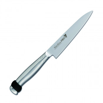 富士カトラリー NarihiraPRO」S」 ペティナイフ 130mm ブラック FC-3100BK
