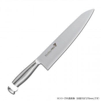 富士カトラリー NarihiraPRO」S」 牛刀 270mm ホワイト　　 FC-3006WH