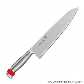 富士カトラリー NarihiraPRO」S」 牛刀 270mm レッド FC-3046RD