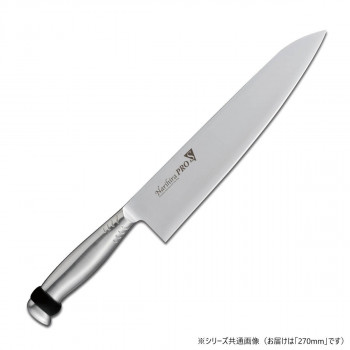富士カトラリー NarihiraPRO」S」 牛刀 270mm ブラック FC-3106BK