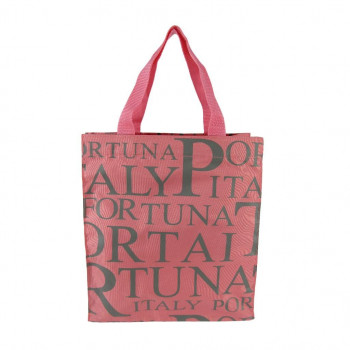 優美社　1562-01　Porta Fortuna （ポルタ フォルチューナ） プリント手提げ  ピンク