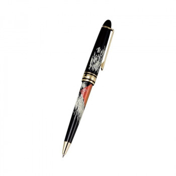 まえじゅう漆器 漆芸ボールペン 赤富士(B) 3L-751