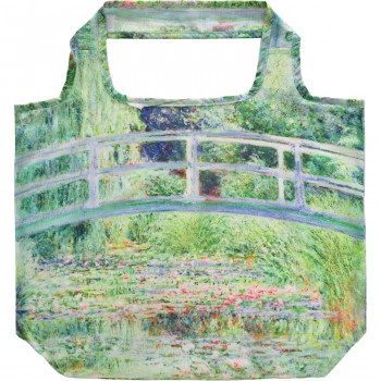 名画エコバッグ ～Lサイズ～ モネ「睡蓮の池と日本の橋」 AE-01110