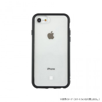 IIIIfitClear iPhoneSE(第3・2世代)/8~6・6s対応ケース ブラック IFT-111BK