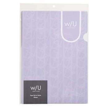 ナカバヤシ　WU/A4/紙製ファイル/ラベンダー　WU-KFL-4