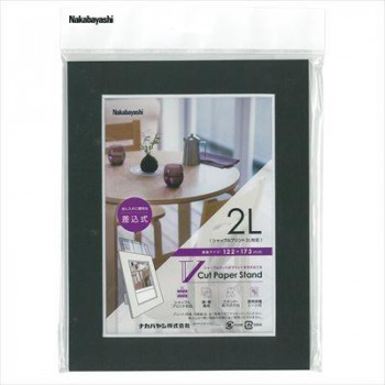 ナカバヤシ　Vカットペーパースタンド　差込式　2L　ブラック　VPS-2L-D