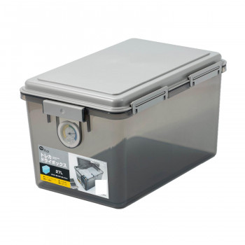 ナカバヤシ　トレカドライボックス27L/グレー　TKB-27L-N