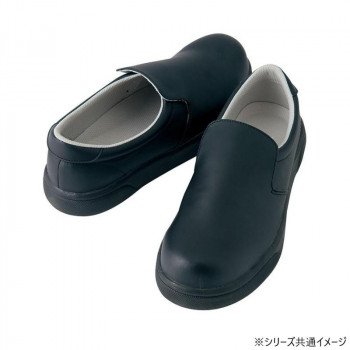 アイトス 4441 耐滑コックシューズ(先芯入り)(男女兼用) ブラック 23.0cm
