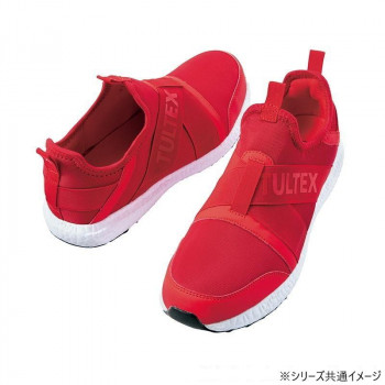 アイトス LX69180  セーフティシューズ(男女兼用)  レッド  23.5cm