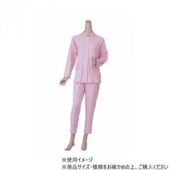 神戸生絲　婦人楽らくパジャマ上下セット(通年用)M  No.92  ローズ