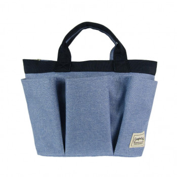 優美社 4069-00 Cacha Cacha (カチャカチャ) スリーポケット ランチバッグ ブルー