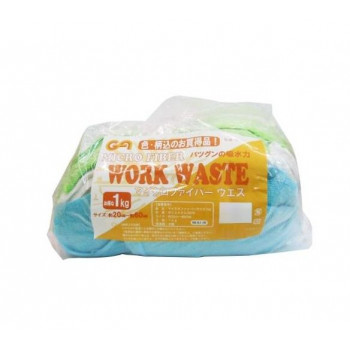 GA マイクロファイバーウエス(混色) 1kg GA301 315301