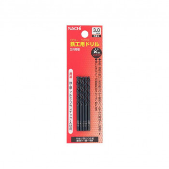 ナチ 鉄工ドリル シンニング 5本入り 3.0mm 453230