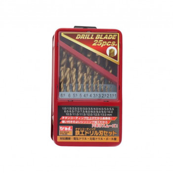 TRAD チタンドリルセット 25本組 TTS-25 820314