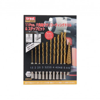 trad11P六角ドリル＆ステップビット　DC4A　000092