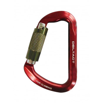 DBLTACT アルミ鍛造ロックカラビナ レッド DT-AKR-R 360429