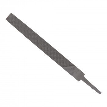 ツボサン　鉄工ヤスリ　柄無し(中目:平)　150mm　T-2　342602