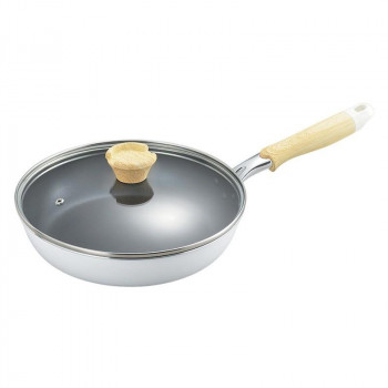 IH対応ガラス蓋付フライパン26cm NRP-04 3288-560