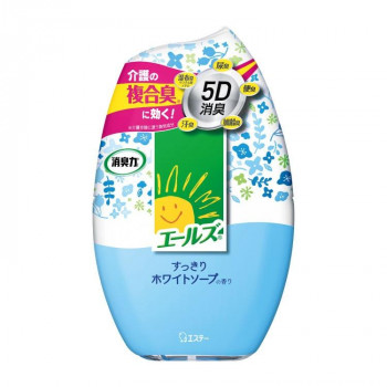 エステー 消臭力 エールズ 介護空間用 400ml すっきりホワイトソープ 121671