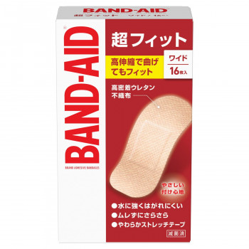 バンドエイド 超フィット ワイド 16枚 829832