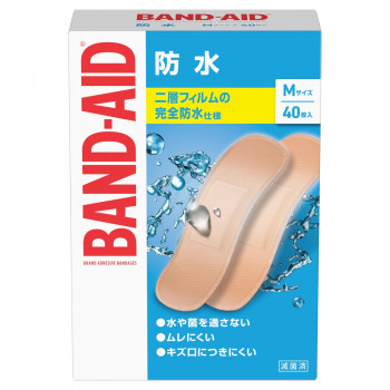 バンドエイド 防水 Mサイズ 40枚 829838
