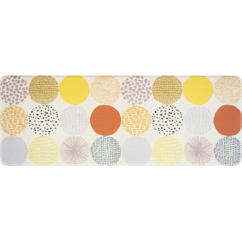 拭けるインテリアマット 45×120cm ドット