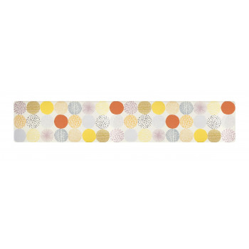 拭けるインテリアマット 45×240cm ドット