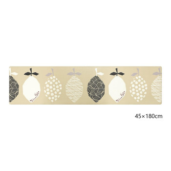 ふけるインテリアマット 45×180cm レモン