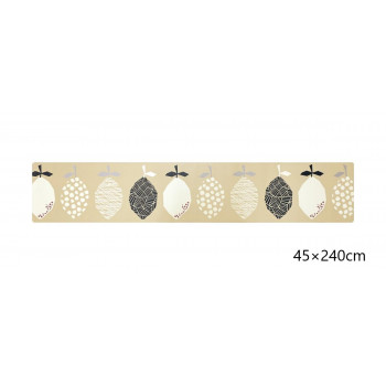ふけるインテリアマット 45×240cm レモン