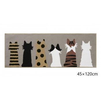 mysaキッチンマット 45×120cm キャットグレージュ