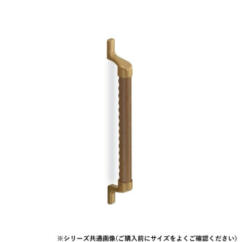 シロクマ スリムディンプル手すり AG/Mオーク BR-596 600mm