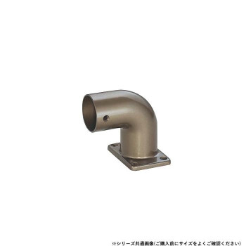 シロクマ　E形エンドエルボ(右) アンバー BR-120R　32φ