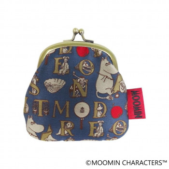 MOOMIN ムーミン ジャガードがま口財布 思い出 MM-7854