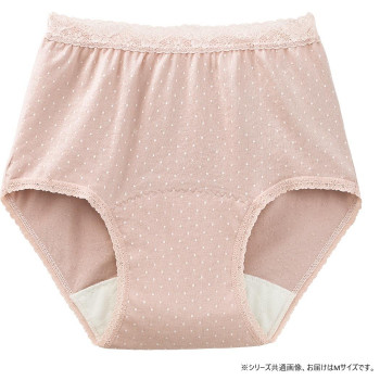 ケアファッション 安心快適水玉柄ショーツ(婦人) モカ M 3816001