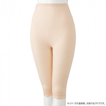 ケアファッション 紙パンツ対応7分丈ボトム(婦人) ピーチ L 8928002