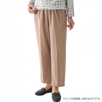 ケアファッション おしりスルッとカチオンライトパンツ(婦人) ベージュ 3L(股下60cm) 8988005