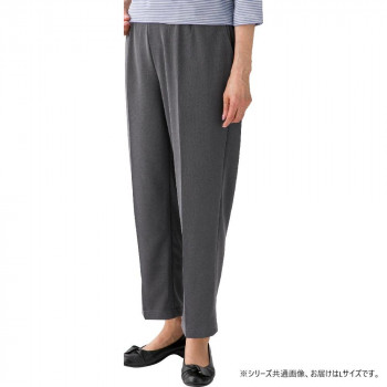 ケアファッション おしりスルッとさらさらカチオンライトパンツ(婦人) グレー L 82089612