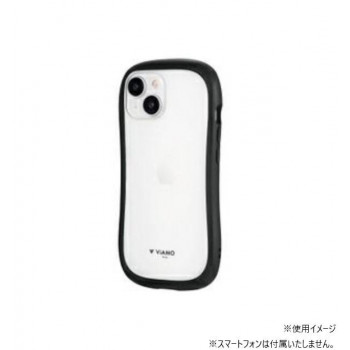 iPhone 15 耐傷ハイブリッドケース 「ViAMO freely」 ダークグレー LN-IM23VMFGY