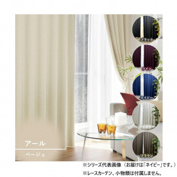 カーテン アール 2P 100X225 NB 725858000225047