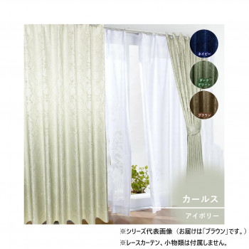 カーテン カールス 2P 100X215 BR 725861000215085