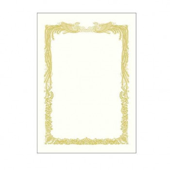タカ印 金箔賞状用紙 A3判 横書用 白 100P 10-3181 100枚