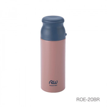 ステンレス製サプリメントマグボトル200ml ブラウン ROE-20BR