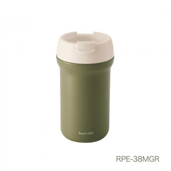 ステンレス製CAFEダイレクトマグボトル 380ml モスグリーン RPE-38MGR